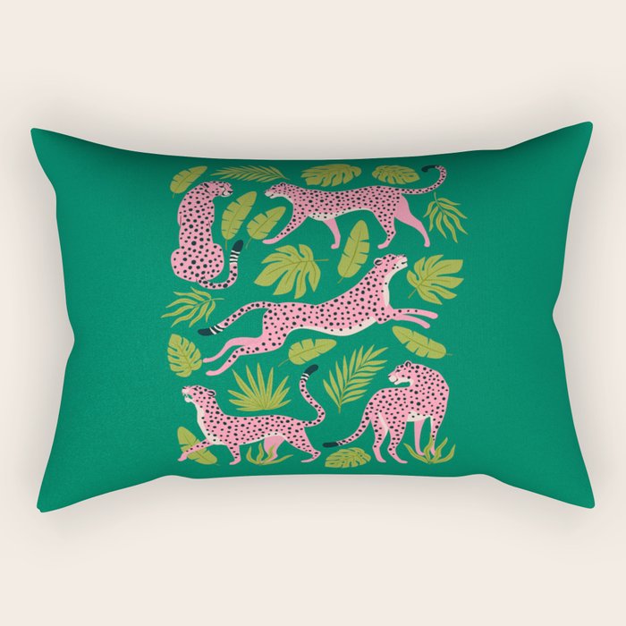 The Stare: Pop Tropical Edition Rectangular Pillow Gallery Image 1