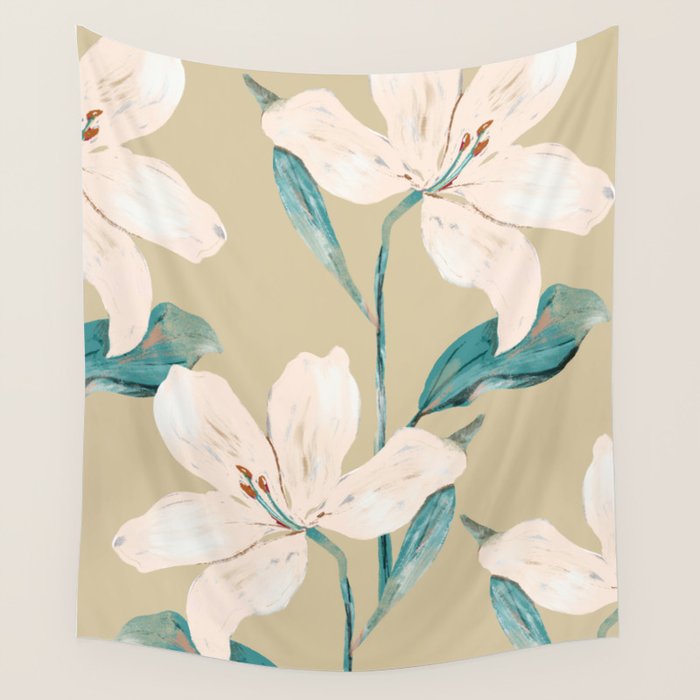 Spring Flowers 3 Wall Tapestry Gallery Image 4