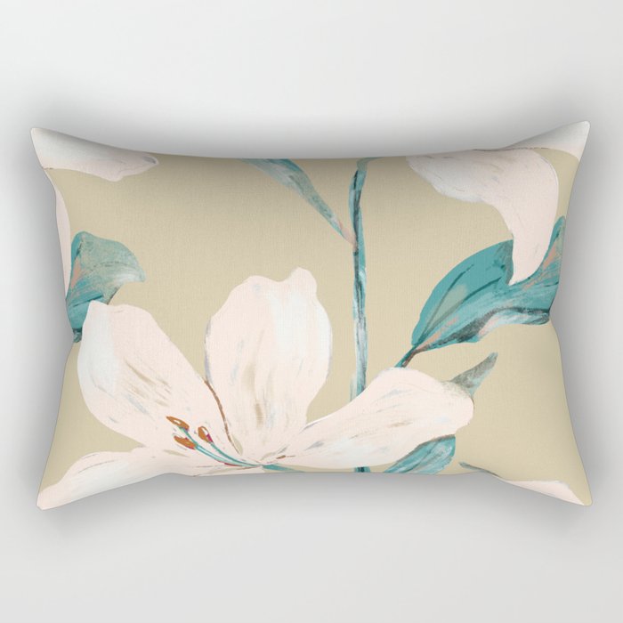 Spring Flowers 3 Rectangular Pillow Gallery Image 1