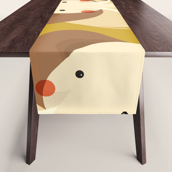 Elephant, Animal Portrait Table Runner Gallery Image 1