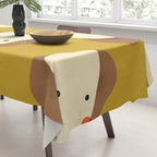 Elephant, Animal Portrait Tablecloth Gallery Image 3