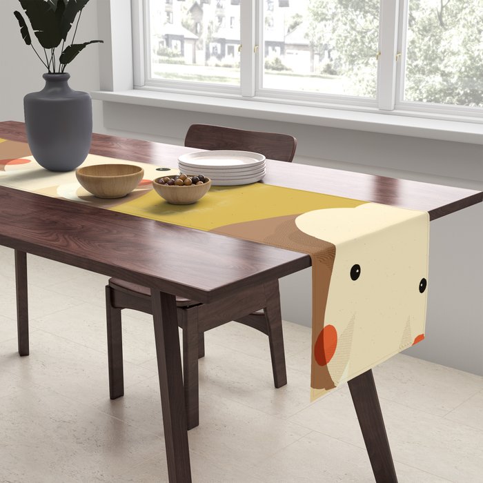 Elephant, Animal Portrait Table Runner Gallery Image 2