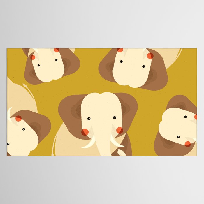 Elephant, Animal Portrait Tablecloth Gallery Image 2