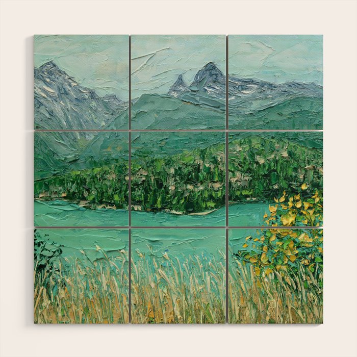 Cascades Vista Wood Wall Art Gallery Image 1