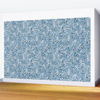Romantic Botanica - Foliage in Light Blue Wall Mural Gallery Image 2