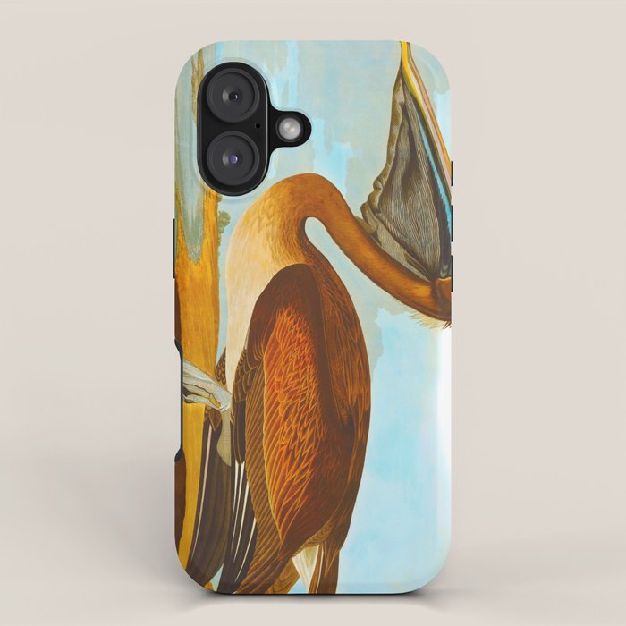 Brown Pelican Illustration iPhone Case Gallery Image 1