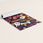 Trick or Treat Yourself - Charcoal Yoga Mat Gallery Image 2