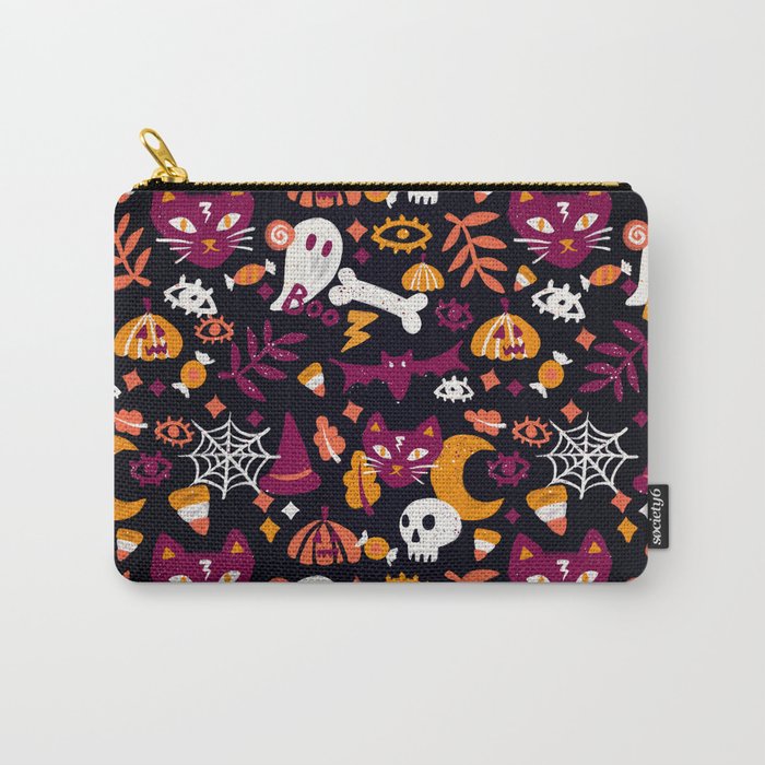 Trick or Treat Yourself - Charcoal Carry All Pouch Gallery Image 1