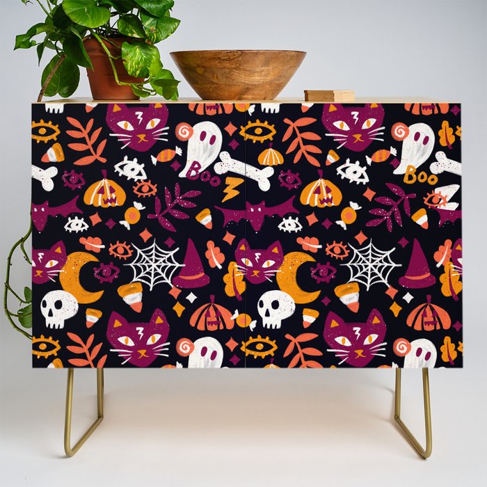 Trick or Treat Yourself - Charcoal Credenza Gallery Image 1