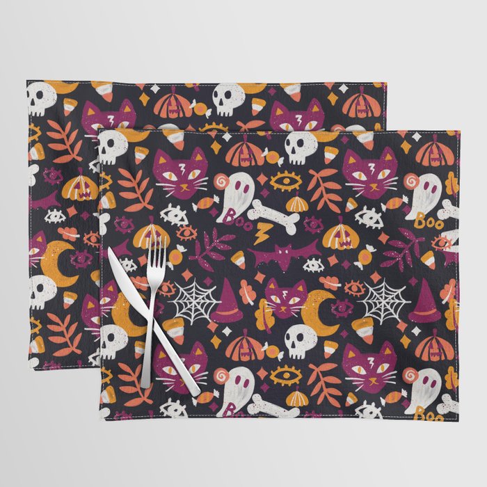 Trick or Treat Yourself - Charcoal Placemat Gallery Image 1
