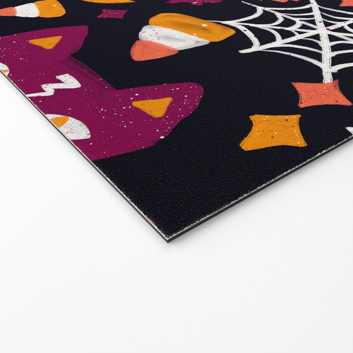 Trick or Treat Yourself - Charcoal Welcome Mat Gallery Image 2