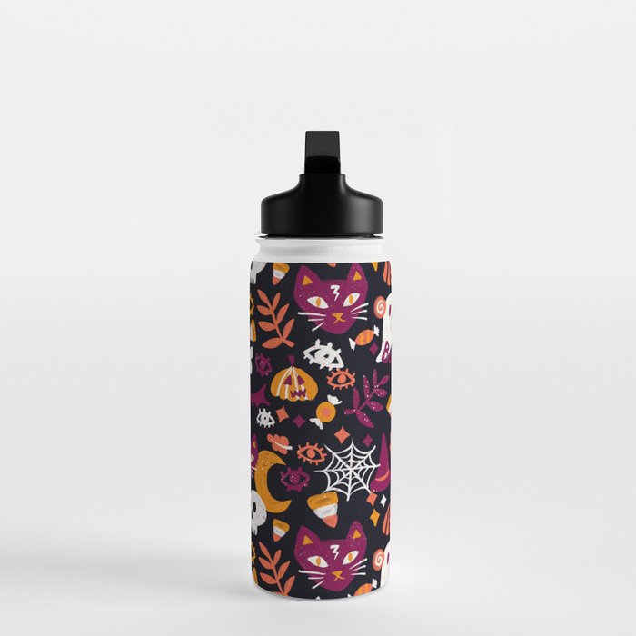 Trick or Treat Yourself - Charcoal Water Bottle Gallery Image 3