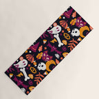 Trick or Treat Yourself - Charcoal Yoga Mat Gallery Image 1