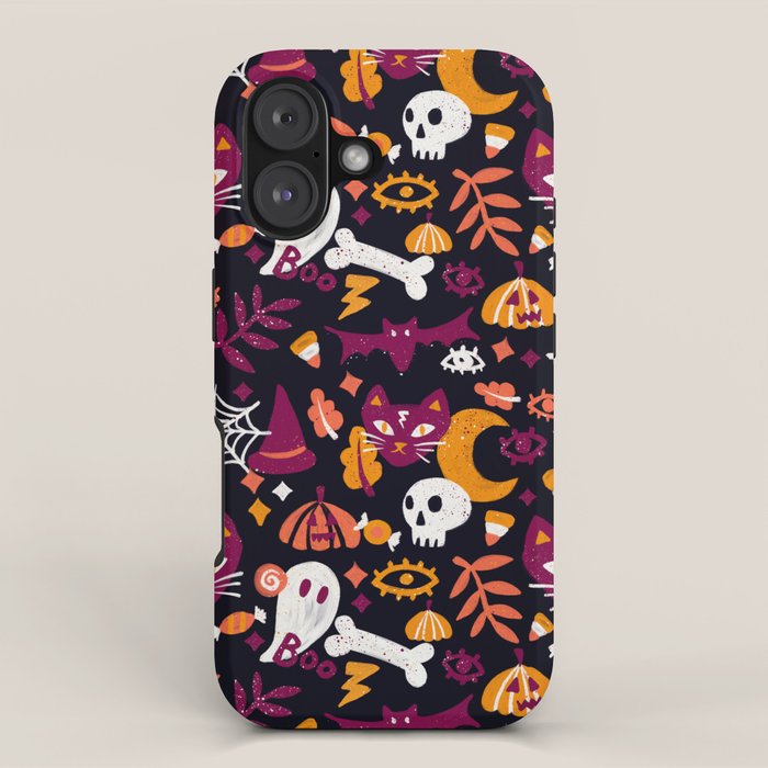 Trick or Treat Yourself - Charcoal iPhone Case Gallery Image 1