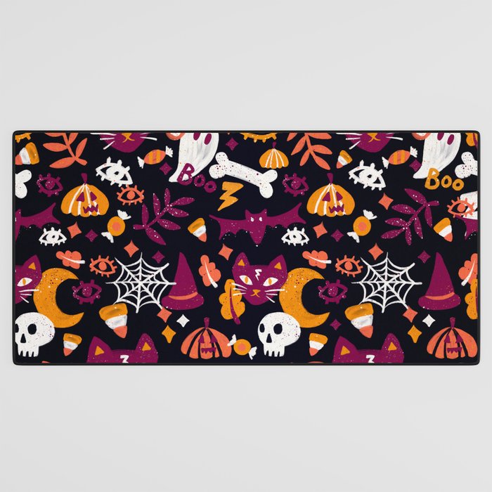 Trick or Treat Yourself - Charcoal Desk Mat Gallery Image 3