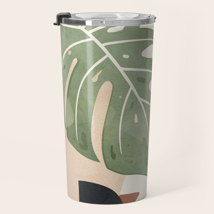 Branches and Leaves in an Abstraction 01 Travel Mug Gallery Image 3