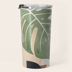 Branches and Leaves in an Abstraction 01 Travel Mug Gallery Image 3