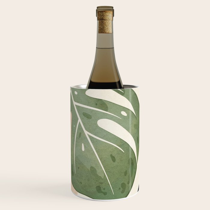 Branches and Leaves in an Abstraction 01 Wine Chiller Gallery Image 1