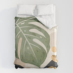 Branches and Leaves in an Abstraction 01 Duvet Cover Gallery Image 6