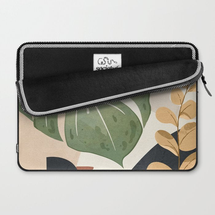 Branches and Leaves in an Abstraction 01 Laptop Sleeve Gallery Image 2