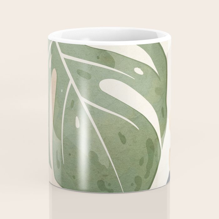 Branches and Leaves in an Abstraction 01 Coffee Mug Gallery Image 4