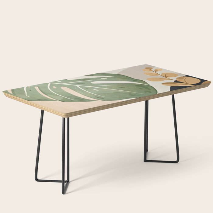 Branches and Leaves in an Abstraction 01 Coffee Table Gallery Image 1
