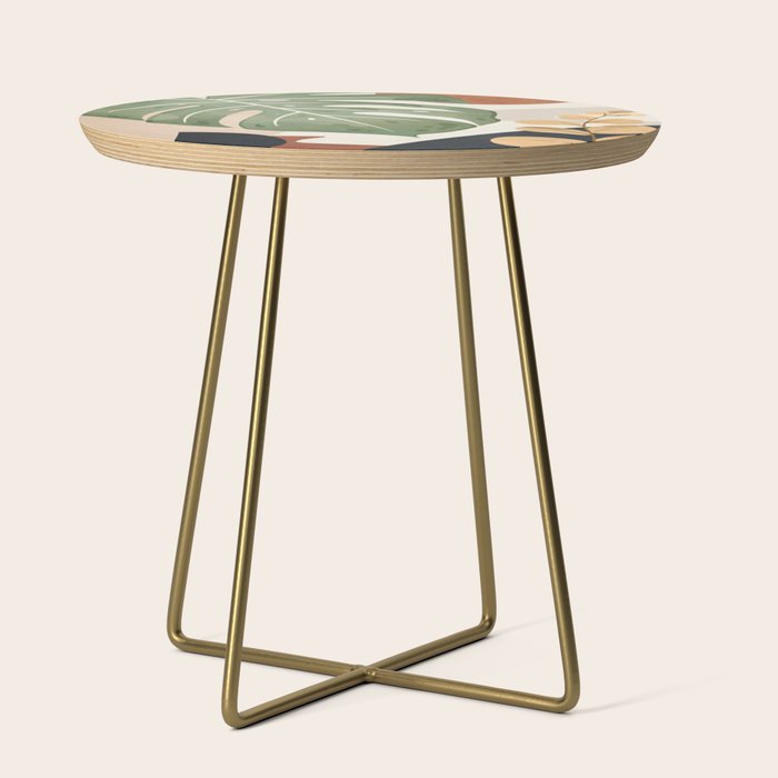 Branches and Leaves in an Abstraction 01 Side Table Gallery Image 1