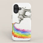 Rainbow Baby Elephant iPhone Case Gallery Image 1