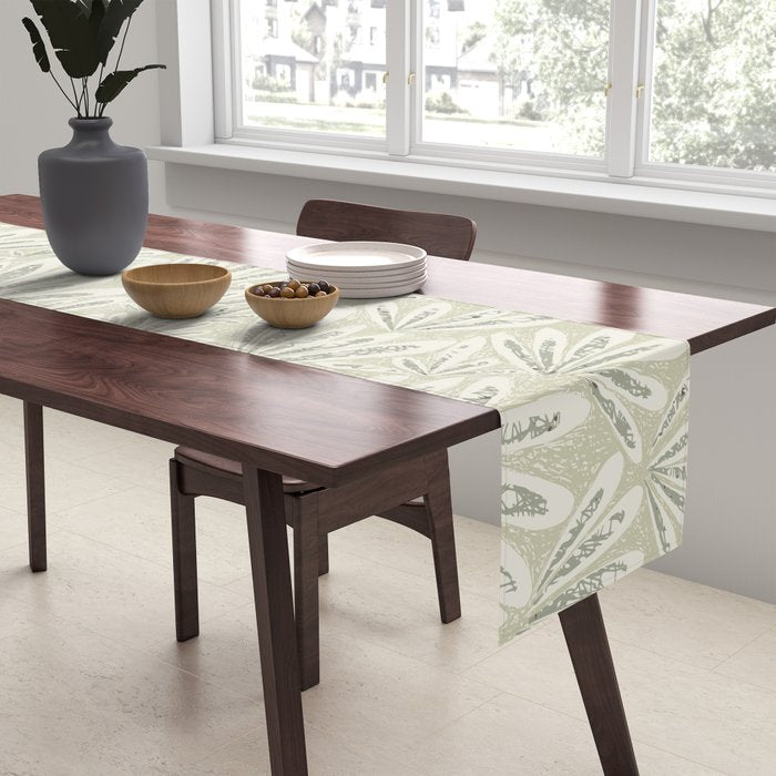 calming essentials meadow chalky sage Table Runner Gallery Image 2