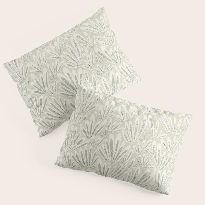 calming essentials meadow chalky sage Pillow Sham Gallery Image 1