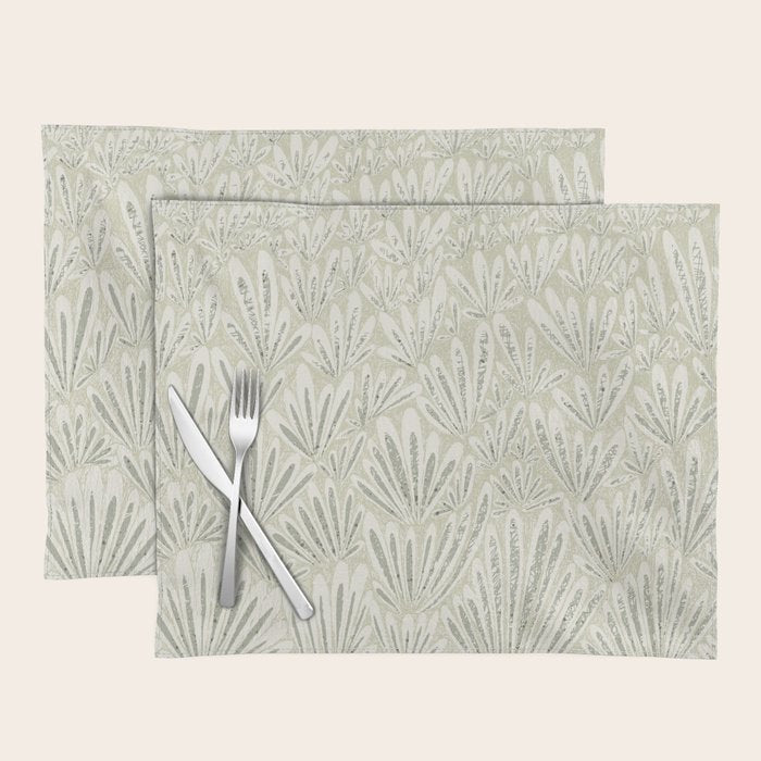 calming essentials meadow chalky sage Placemat Gallery Image 1