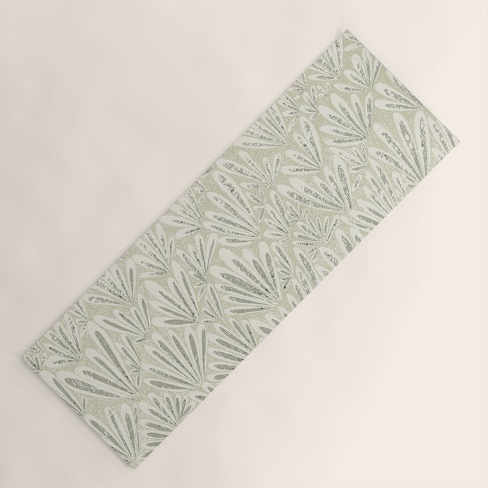 calming essentials meadow chalky sage Yoga Mat Gallery Image 1