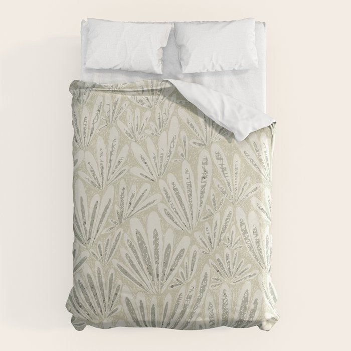 calming essentials meadow chalky sage Duvet Cover Gallery Image 1