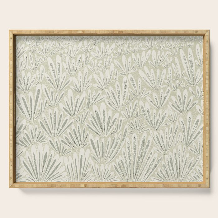 calming essentials meadow chalky sage Serving Tray Gallery Image 1