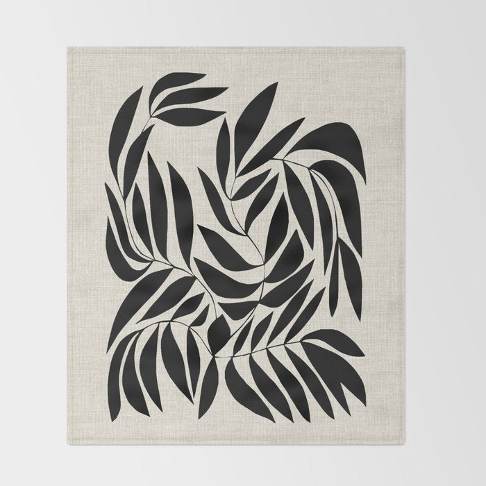 sky branch Throw Blanket Gallery Image 2