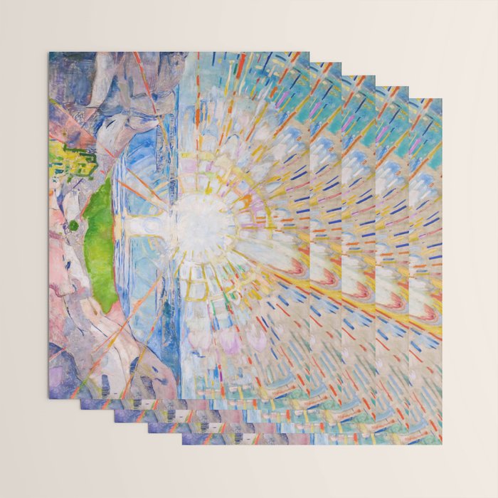 The Sun 1911 Edvard Munch Wrapping Paper Gallery Image 3
