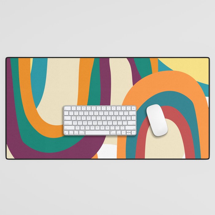 Groovy rainbow of doom Desk Mat Gallery Image 1