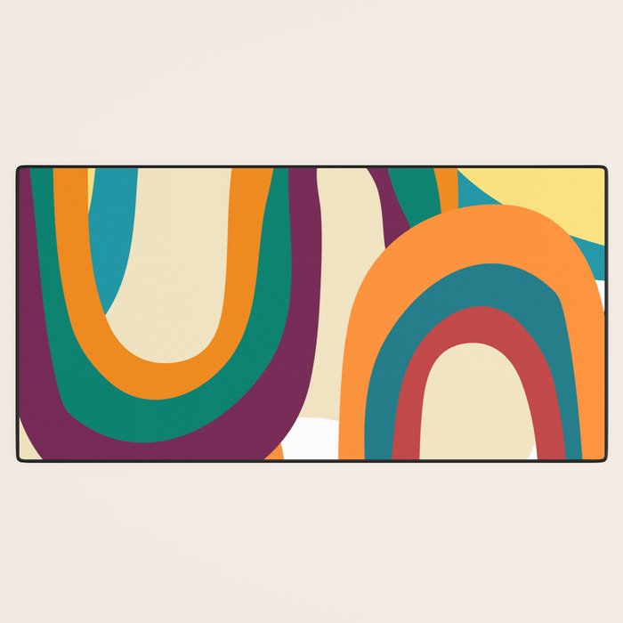 Groovy rainbow of doom Desk Mat Gallery Image 3