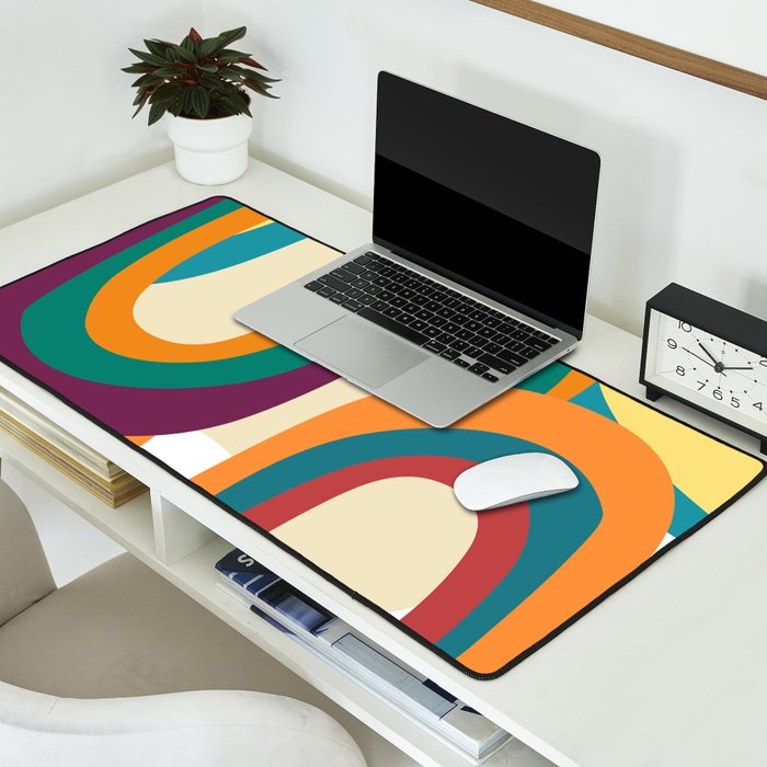 Groovy rainbow of doom Desk Mat Gallery Image 2