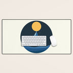 Kiss The Moon Desk Mat Gallery Image 1