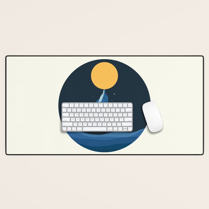 Kiss The Moon Desk Mat Gallery Image 1