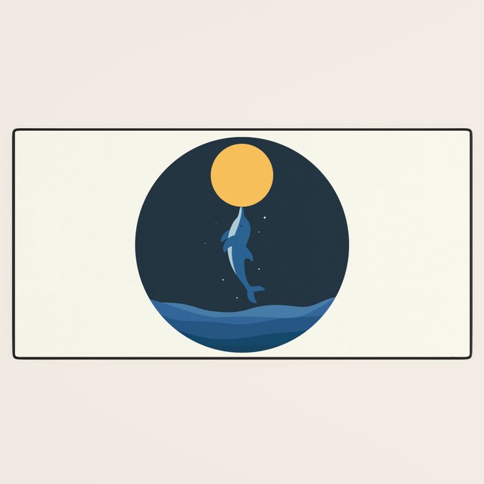 Kiss The Moon Desk Mat Gallery Image 3