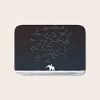 Falling star constellation Bath Mat Gallery Image 1