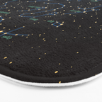 Falling star constellation Bath Mat Gallery Image 3