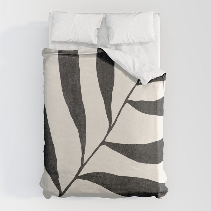 Minimal Abstract Art Plant 26 Duvet Cover Gallery Image 1