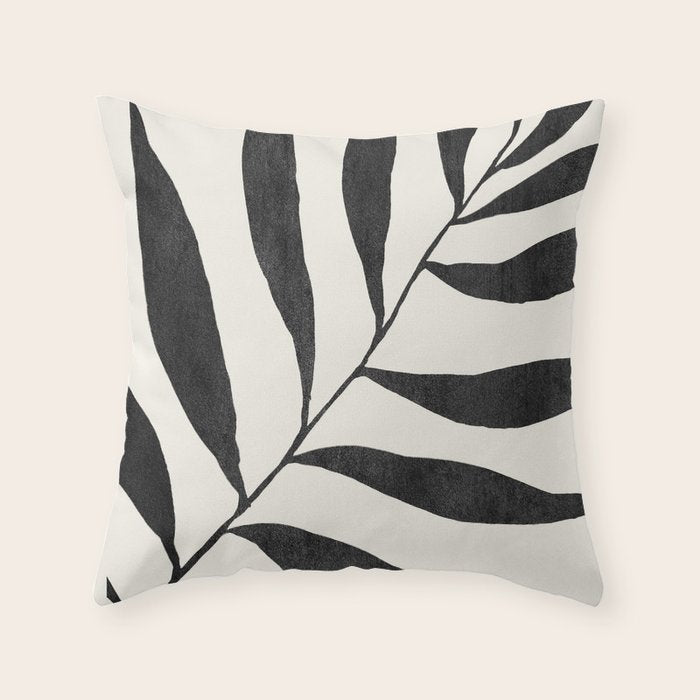 Minimal Abstract Art Plant 26 Throw Pillow Gallery Image 6