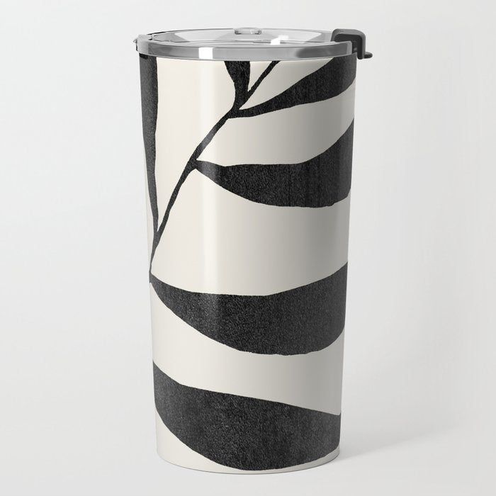 Minimal Abstract Art Plant 26 Travel Mug Gallery Image 2