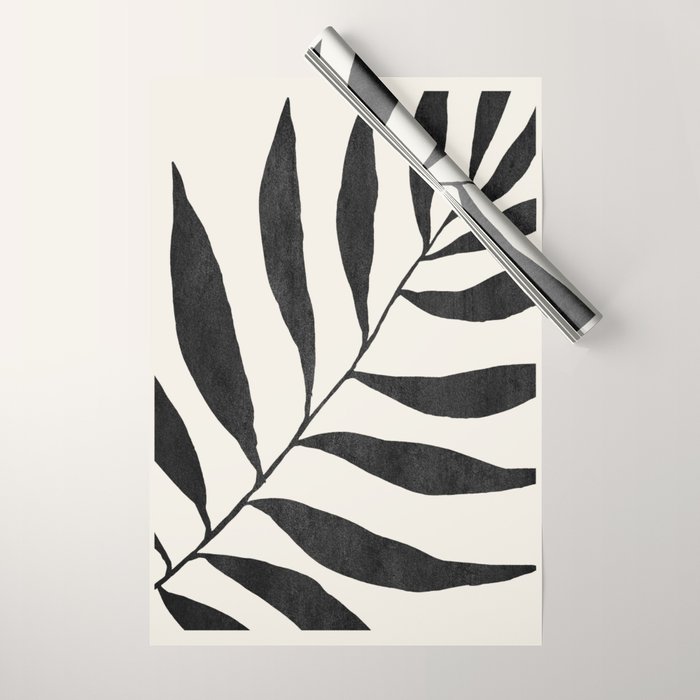 Minimal Abstract Art Plant 26 Wrapping Paper Gallery Image 1