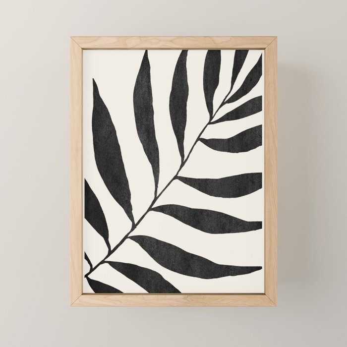 Minimal Abstract Art Plant 26 Mini Art Print Gallery Image 1