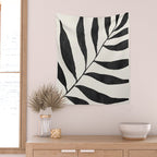 Minimal Abstract Art Plant 26 Wall Tapestry Gallery Image 2